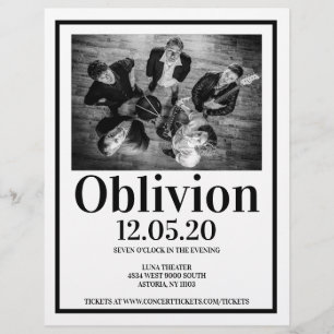 Panfleto de Concerto de Banda de Música