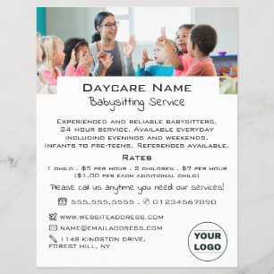 Panfleto de Creche Moderna Deixe uma avaliação