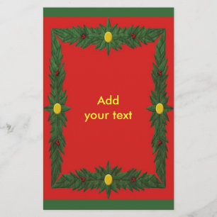 Panfleto de Decoração de Natal