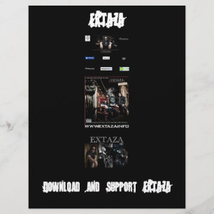 Panfleto de Download EXTAZA