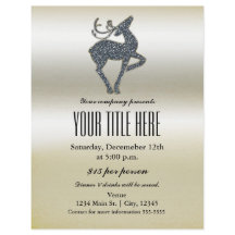 Panfleto de Evento de Festa de Férias do Rena de N