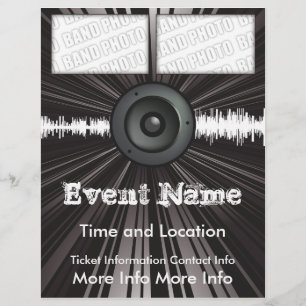 Panfleto de Evento de Música Alto Falante