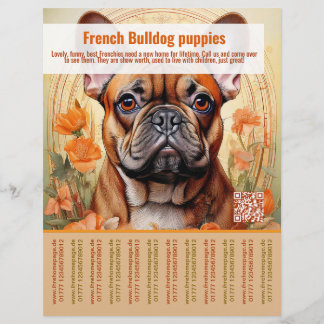 Panfleto de Filhote de Bulldogue Francês