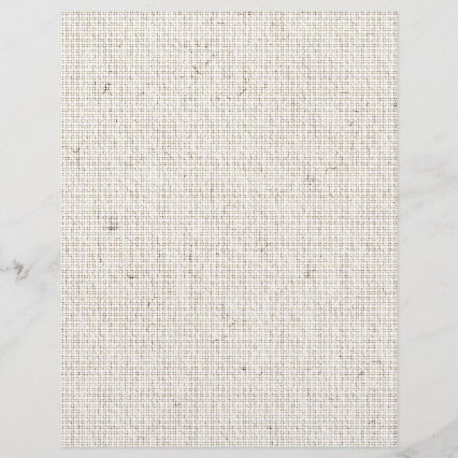 Panfleto de Fundo de Linho Claro (Verso)