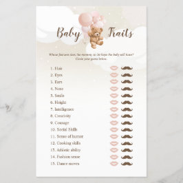 Panfleto De Jogo Do Bear De Teddy