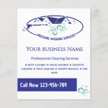 Panfleto de lavagem de energia da casa de lavagem