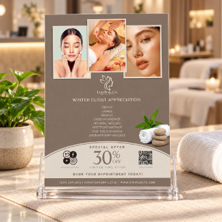 Panfleto de Marketing de Spa | Apreciação ao Clien