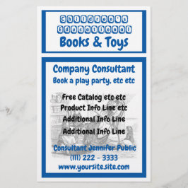 Panfleto de Negócios de Produtos Infantis