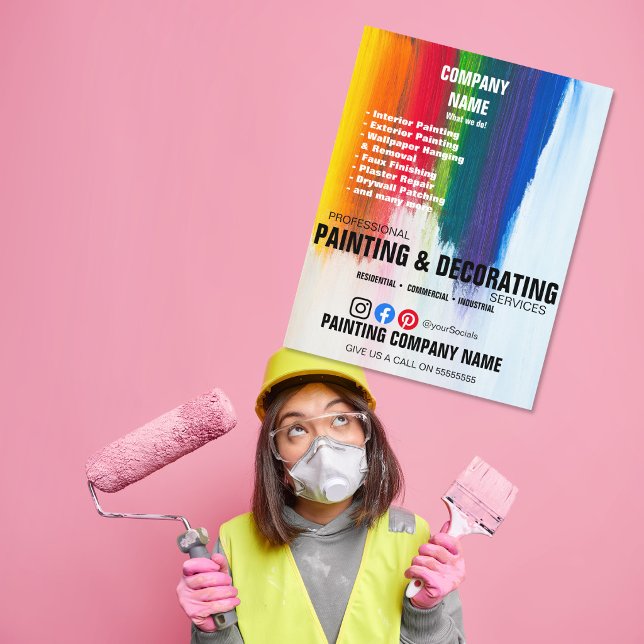 PANFLETO DE PINTURA & DECORAÇÃO (Criador carregado)
