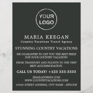 Panfleto de Publicidade de Agência de Viagens Simp