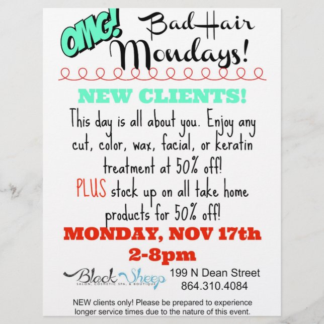 Panfleto de Salão (Frente)