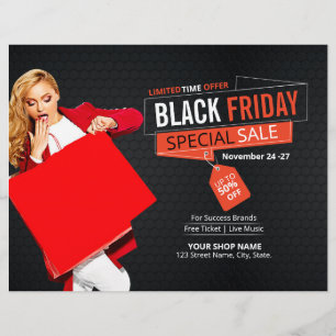 Panfleto de Venda Black Friday