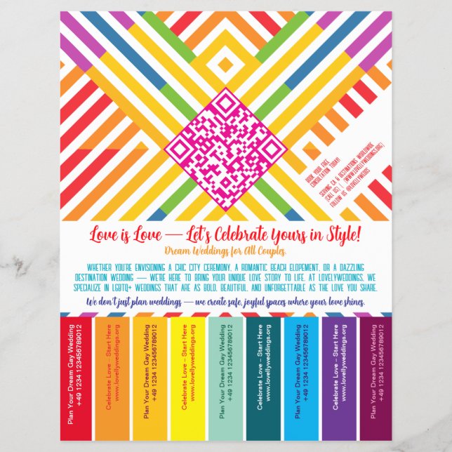 Panfleto destacável LGBTQ+ (Frente)