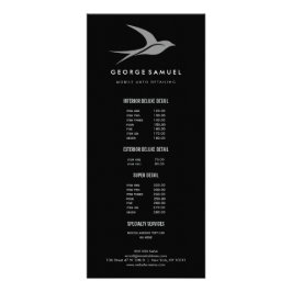 Panfleto Detalhamento Automático | Logotipo de pássaro voad