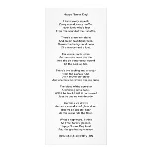 Panfleto Dia feliz das enfermeiras!