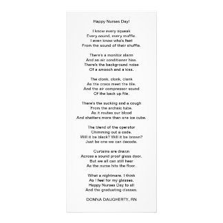 Panfleto Dia feliz das enfermeiras!