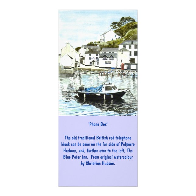 Panfleto Do "cartão da cremalheira do marcador da caixa (Frente)