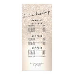 Panfleto Do ombre chique do brilho do ouro da composição