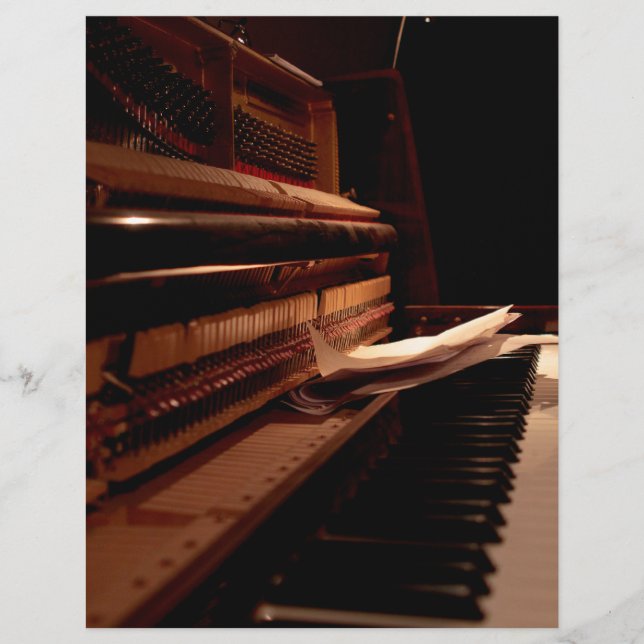 Panfleto do Piano Antigo (Frente)