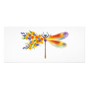 Panfleto Dragonfly Amarelo