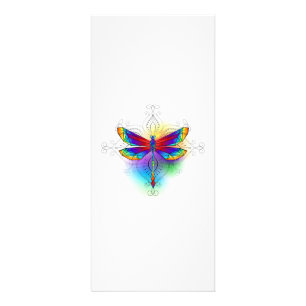 Panfleto Dragonfly Poligonal