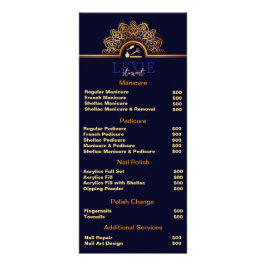 Panfleto Elegante e Classy Nail Tech