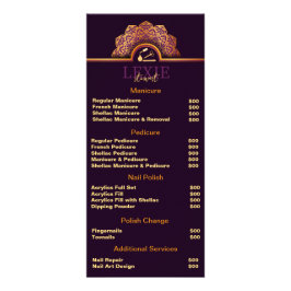 Panfleto Elegante e Classy Nail Tech