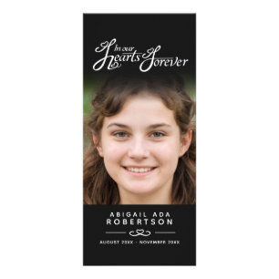 Panfleto Em nosso programa funerário preto branco