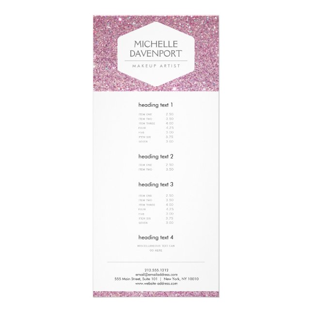 Panfleto EMBLEMA BRANCA ELEGANTE NA PLACA DE Rack DO GELO D (Frente)