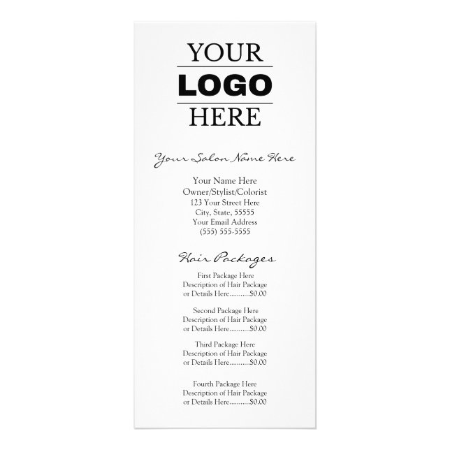 Panfleto Empresa Personalizada Profissional (Frente)