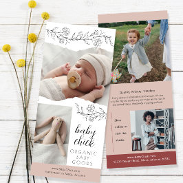 Panfleto Esboços Orgânicos Marketing Criativo