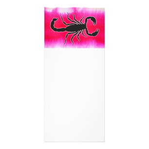Panfleto escorpião rosa