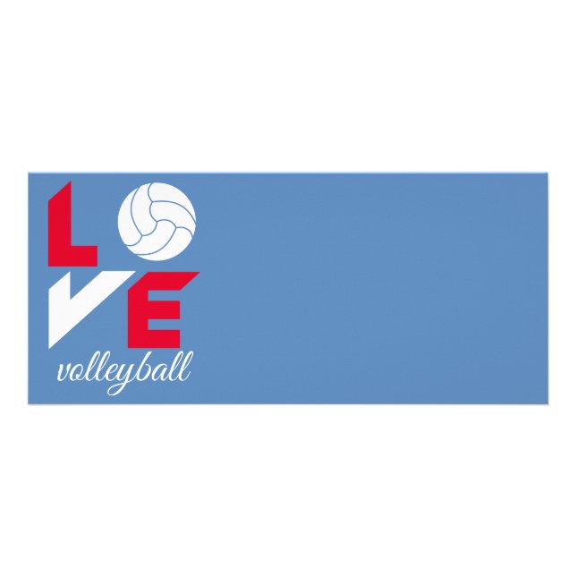 Panfleto Eu adoro vôlei (Frente)