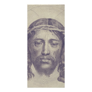 Panfleto Face de Cristo no Véu de Santa Verônica Sagrada Fa