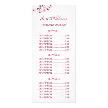 Floral Cherry Blossom Cor-de-rosa Preço do Serviço