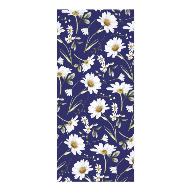 Panfleto Flores Brancas de Aquarela (Frente)