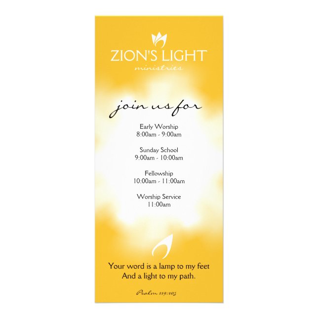 Panfleto Fogo chamador (chamas brancas) (Frente)