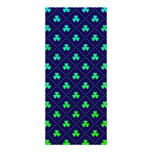 Panfleto Folhas de Trevo Padrão do Dia de São Patrício-5322