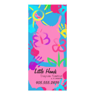 Panfleto Folheto de Promocional de dia - Impressões de mão 