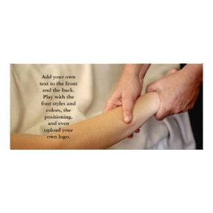 Panfleto Foto de massagem do braço