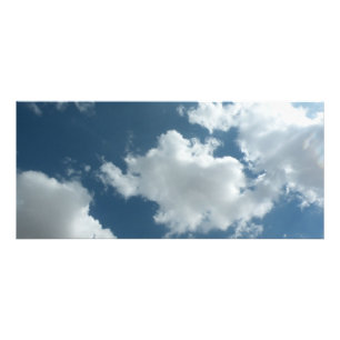 Panfleto Fotografia Abstrata de Céu Nublado