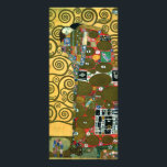 Panfleto Fulfillment (O Embrião) de Gustav Klimt<br><div class="desc">Fulfillment (The Embrace) (1909) por Gustav Klimt. Um retrato clássico da era vitoriana Simbiolismo belo amor pela arte e romance, com um abraço no casal. O Stoclet Frieze é uma série de três mosaicos encomendados para a sala de jantar do Palais Stoclet em Bruxelas. Sobre o artista: Gustav Klimt (1862-1918)...</div>