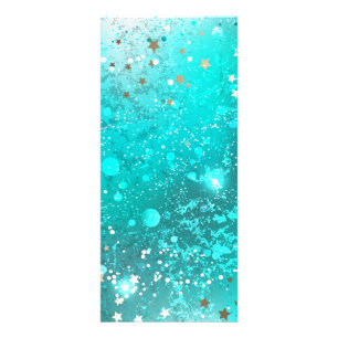 Panfleto Fundo do Mint Turquoise Foil