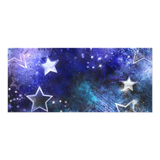 Panfleto Fundo Espacial com Estrelas (Frente)
