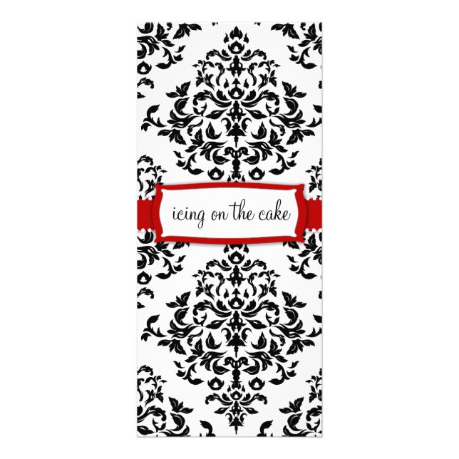 Panfleto Glacé da cereja da cereja sobre o bolo 311 (Frente)