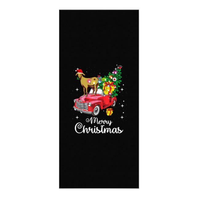 Panfleto Goat Rides Red Car Natal (Frente)