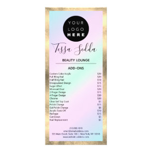 Panfleto Hair Makeup Unhas Manicure Pedicure Studio