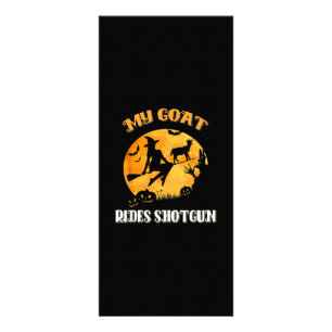 Panfleto Halloween Assustador de Goat Shotgun