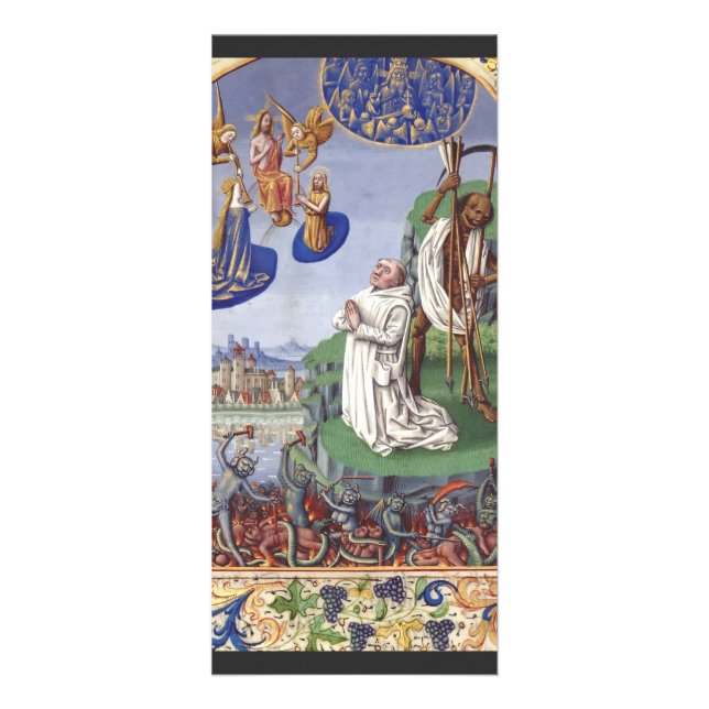 Panfleto Ilustração Medieval de São Bernardo de Claraval (Frente)