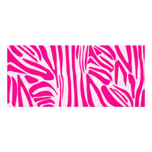 Panfleto Impressão zebra rosa